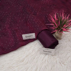 Shesha Silk Party Wear 2-Piece Stone Work Suit