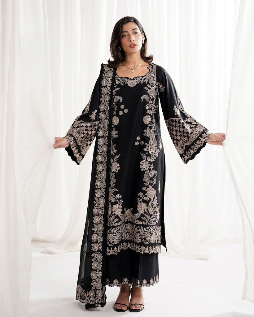Zimal Winter Edition 2027 Staple Viscose 3-Piece Suit