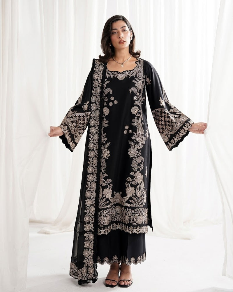 Zimal Winter Edition 2027 Staple Viscose 3-Piece Suit